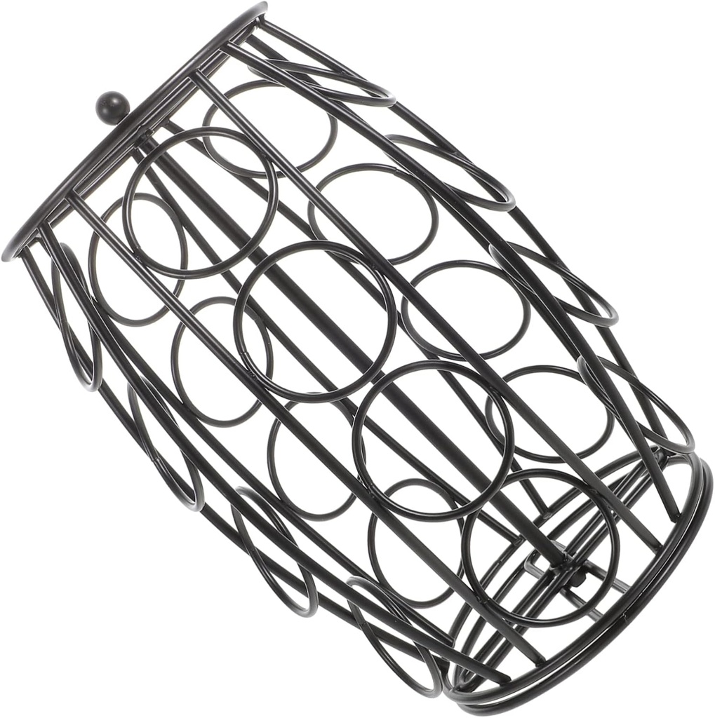 PRETYZOOM Coffee Holder Organizer Metal Storage Rack for Coffee Capsules for Home Kitchen Office and Cafe Display Space-saving Design to Keep Counters Neat