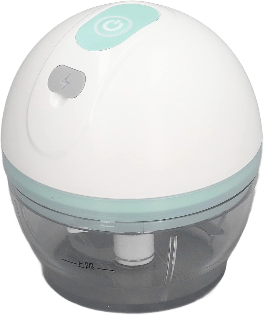 Electric Mini Garlic Chopper, Garlic Chopper Electric Food Processor 150ml Capacity Cordless Grinder Mincer for Chili Onion