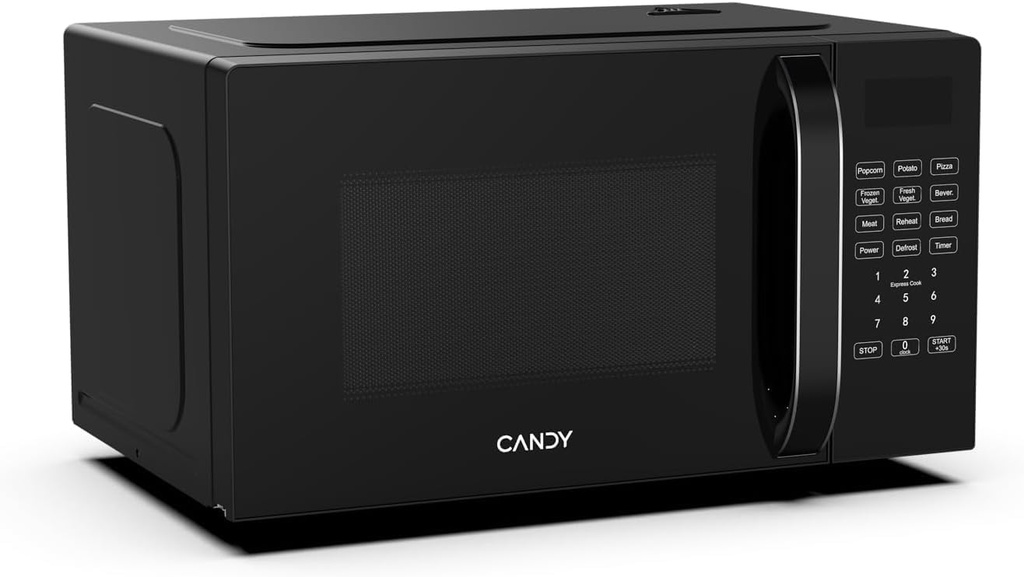 Countertop Microwave Oven - 12.8 Inch Removable Turntable 0.7 Cu Ft for Family（2-4 persons), 9 Auto Menus, 10 POWER LEVELS,700W,Non-Stick Easy-Clean Interior