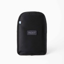 PackIt Freezable Wine Cooler, Black, with a Seatbelt Webbing Handle Strap, ECOFREEZE+ Technology: Triple Layered Protection for Ultimate Cooling, Fits Most Standard Sized Wine and Champagne Bottles