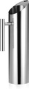 68oz/2L Stainless Steel Water Pitcher Metal Pitchers with Ice Guard Silver Carafe Drink Pitcher with Handle for Iced/Hot Tea Juice, Coffee, Milk