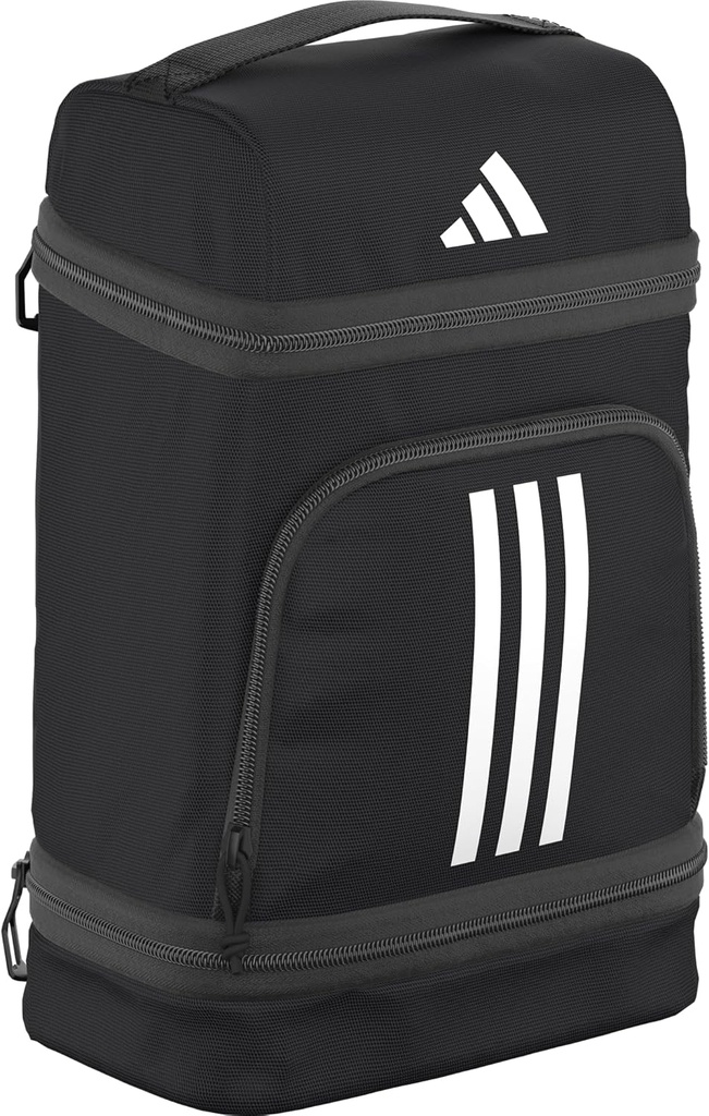 adidas Excelerator Lunch Bag for Women and Men, Food Container Box, Black/White, One Size