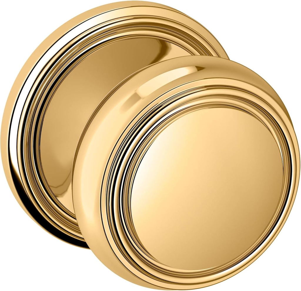 Baldwin 5068031PASS Baldwin 5068.Pass 5068 Series Passage Door Knob Set with Round Rose from The Estate Collection