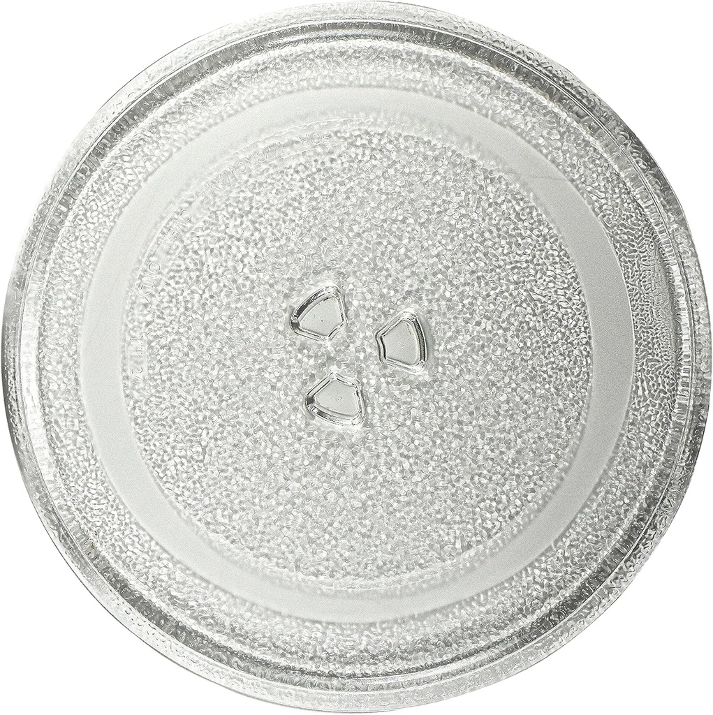 HQRP 9.6" / 24.5cm Glass Turntable Plate Microwave Oven Cooking Tray Replacement for LG, GE, Magic Chef, Hotpoint, Panasonic, Kenmore, Retro, Rival Small Microwaves 245mm