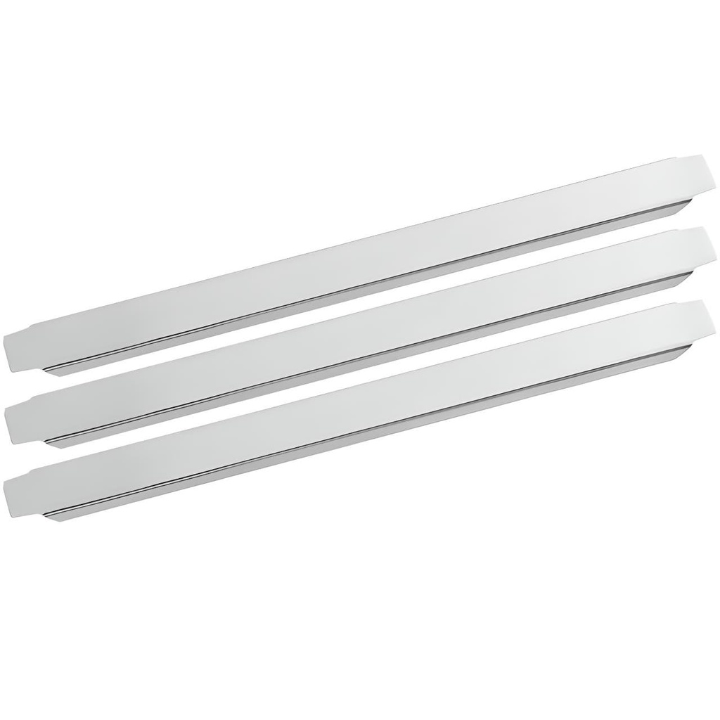 OCS Parts 12-Inch Steam Table Dividers | Stainless Steel Adapter Bar Food Dividers for Full or Fractional Size Pans (3)
