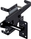 skysen Carbon Steel Vinyl Wood Fence Post Mount Gate Latch(2066-cs-p)