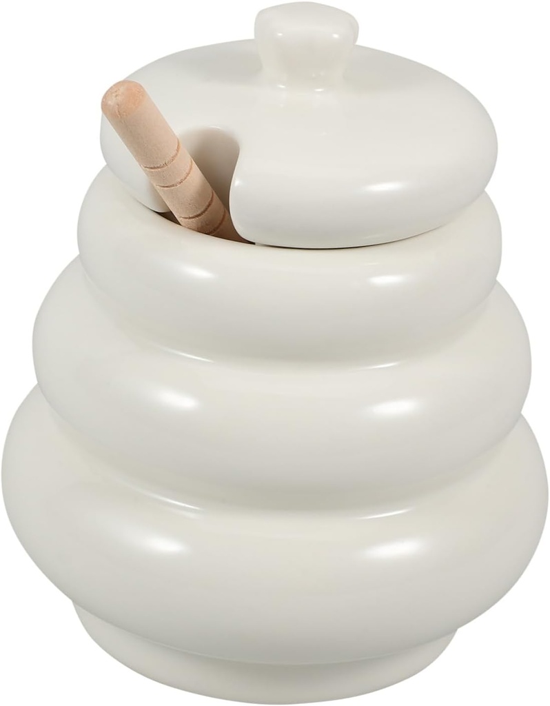 Cabilock Sealed Lid Medical Grade Lidded Container Ceramic Pot Desktop Dispenser