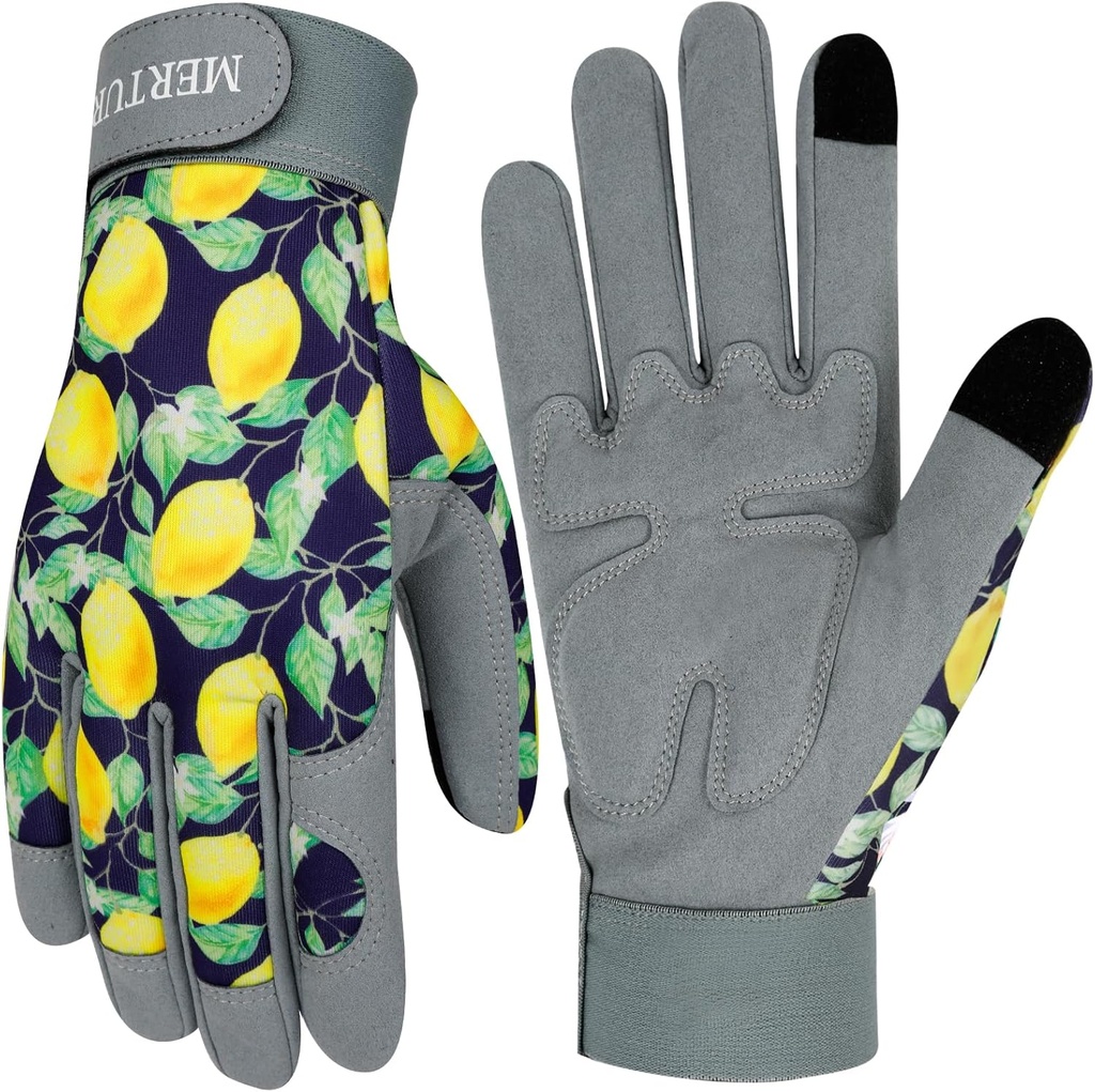 Gardening Gloves for Women Tough Leather Thorn Proof Gardening Gloves Work Gloves for Women