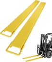 Pallet Fork Extension 4.5" Width 60" Length Heavy Duty Steel Pallet Extensions for Forklift Truck 1 Pair, Yellow