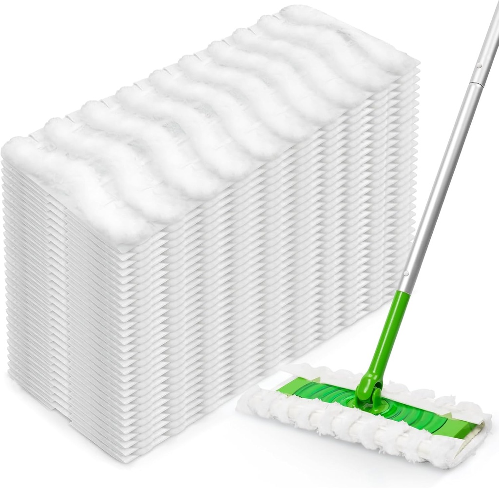 AIR U+ Dry Mop Pads for Swiffer Sweep and Mop, Heavy Duty Pet Dry Sweeper Refills, Sweeping Cloths for Cleaning Hardwood Floor Dust and Hair, Disposable, Unscented, 30 Count