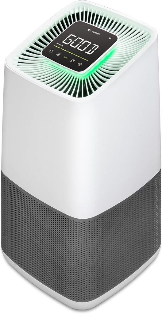 Greentech Environmental pureAir Active HEPA+ Pro with ODOGard® - Odor Eliminator and Air Purifiers for Home, Office, and Bedroom, Up to 1375 Square Feet, Neutralizes Tough Odors, Easy Set Up