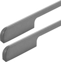 Kitchen Cabinet Handle,Wardrobe Door Handles,2 Pack Aluminum Alloy Bathroom Knobber Chest of Drawers knobble Wardrobe Knobs Drawer Handles Door Levers for Bedroom Cupboard Pulls Kitchen Hardware,Grey