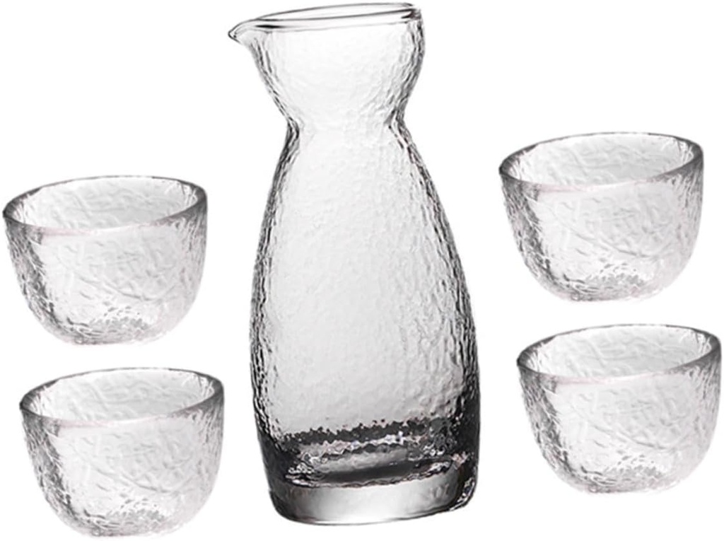 Unbreakable Sake Cups Pot Japanese Style Housewarming Present Wine Glass Glass Cup for Spirits