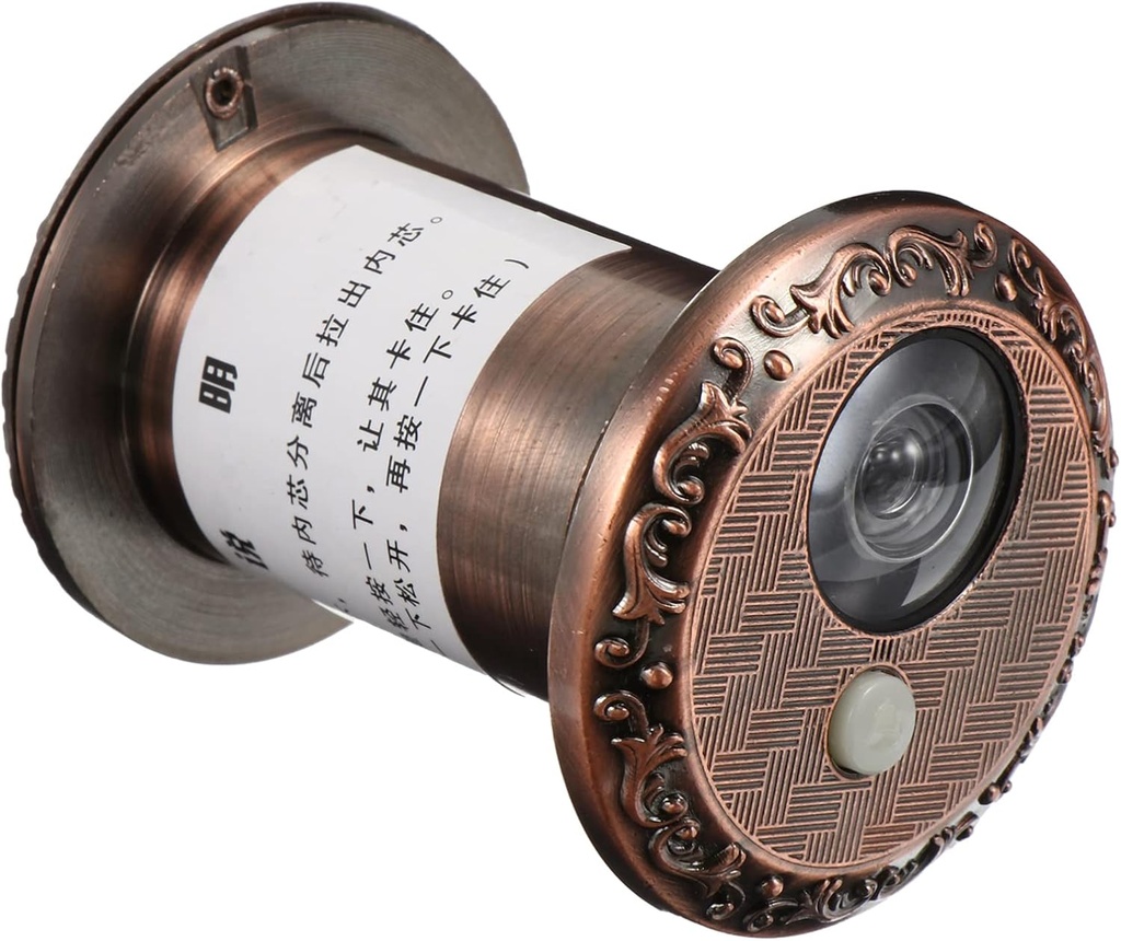 VILLCASE -Theft Door Viewer with Doorbell Function Full Peephole for Security Easy Installation High Definition Lens for Wide Area