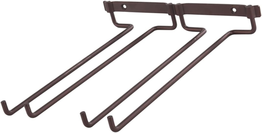 Hanging Wine Rack Glass Holder Upside down Goblet Rack Display Shelf for Wine Glasses Frame Hanging Shelf