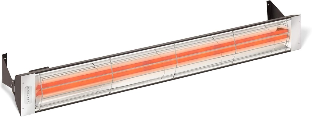 Infratech WD-4024 BL Stainless Steel 39” Dual Element Fixture 4000 Watt, 240 Volt, Black Finish