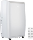 Portable Air Conditioners, 14,000 BTU, 3-in-1 Cooling, Dehumidifying, and Fan Modes, Efficiently Cools Rooms up to 750 Sq. Ft, Includes Quiet Operation, 24-Hour Timer, and Remote Control, Black Top
