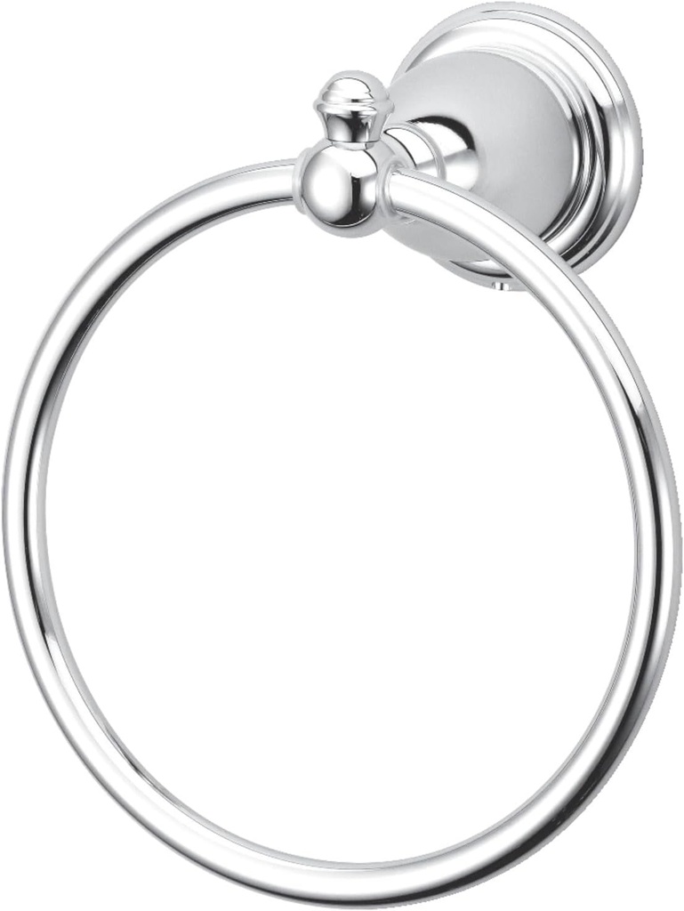 Kingston Brass BA7974C English Vintage -Towel Ring, 6-Inch, Polished Chrome