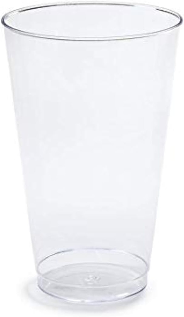 " OCCASIONS " 100 Pieces Wedding Party Disposable Plastic tumblers Cups (14 Oz, Clear Tumbler)