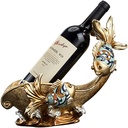 European-Style Creative Wine Rack Decorations, Modern and Simple Home Living Room Wine Cabinet Decorations and Gifts, Suitable for Living Rooms, Bars, Wine Cellars, Etc