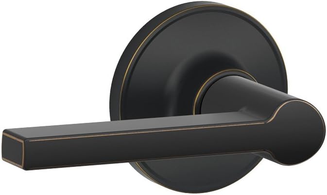 J Series Solstice Passage Door Lever Finish: Aged Bronze