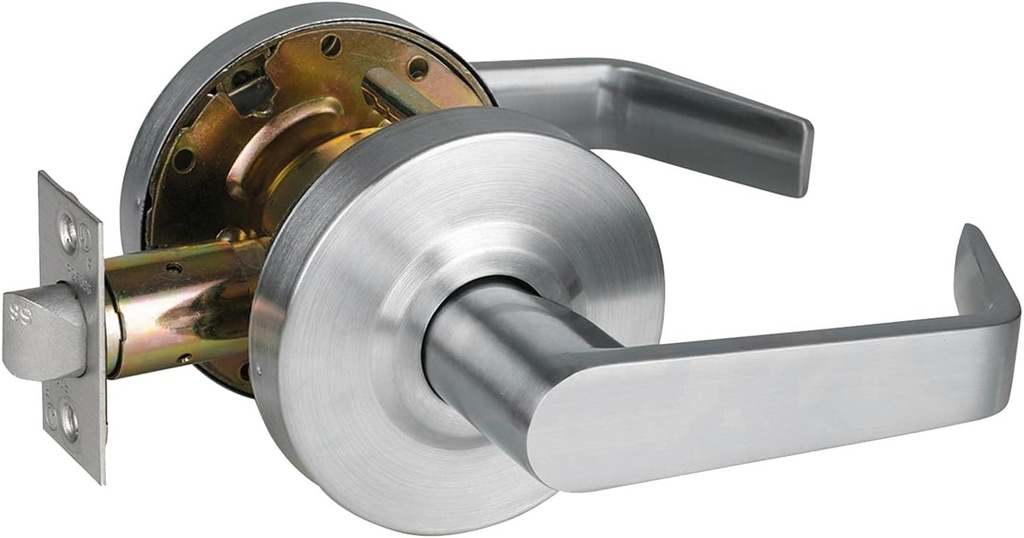 NEWBANG Grade 2 ADA Commercial Heavy Duty Non-Locking Passage Door Lever in Satin Chrome 26DFinish, Left and Right Handed, MD-C2-3PS-1P