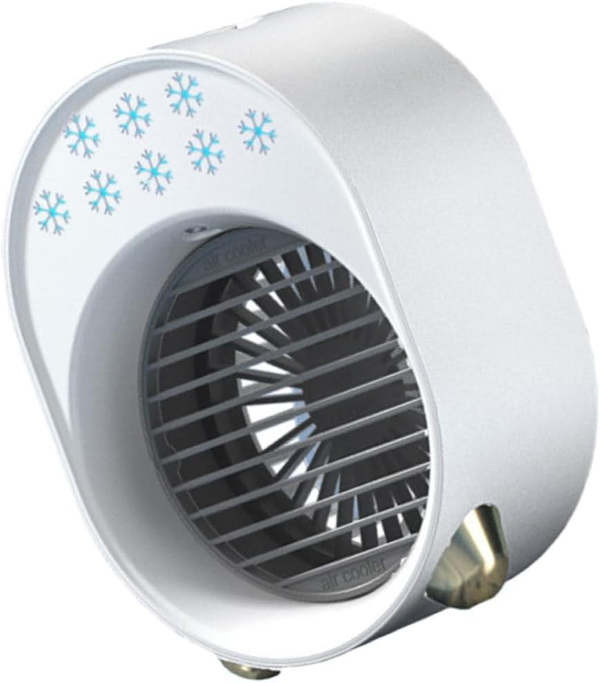 1pc Portable Usb Air Conditioner Lightweight Desktop Fan for Home Office Use Efficient Air Cooler Humidifying Function for Spaces