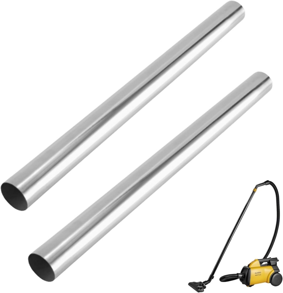 Metal Extension Wand Hose Replacement for Eureka 3670M Canister Vacuum Models 3670M 3670 3680 3670G 3670H 3672 3673 3674 3682 Series (15.8inch, Pack of 2)