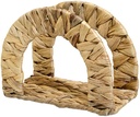 Kichvoe Woven Napkin Holder for Table Rustic Napkin Organizer Convenient Design for Home Decor and Dining Table Material for Standard Tissue