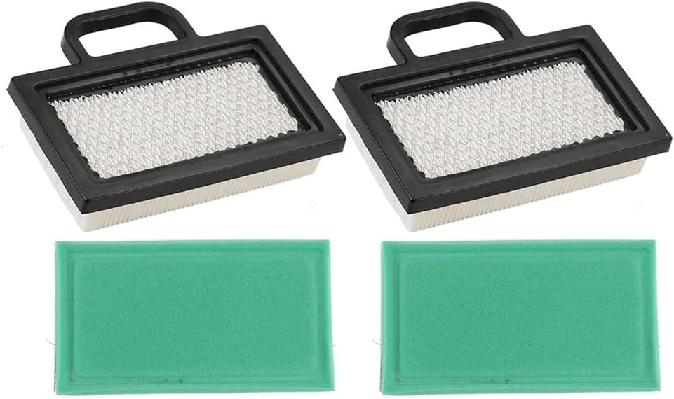 499486S Air Filter With 273638S Pre Cleaner For 18-26 For HP Engines Compatible With Riding Lawn Mowers Tractors 698754 Replacement Parts Engine Protections System Maintains Optimal Airflow