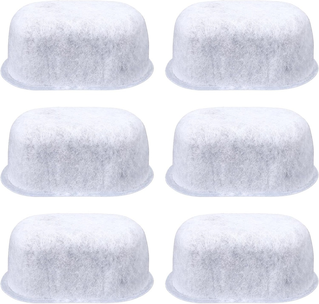 6pcs Coffee Maker Carbon Filter Replacement UNIV1CFLTR6PK for GE, Activated Charcoal Coffee Cartridges Water Filter Pods for C7CDAAS3PD3 C7CDABS3RD3 C7CDAAS4PW3 C7CDABS4RW3 G7CDABSSTSS G7CDAASSTSS