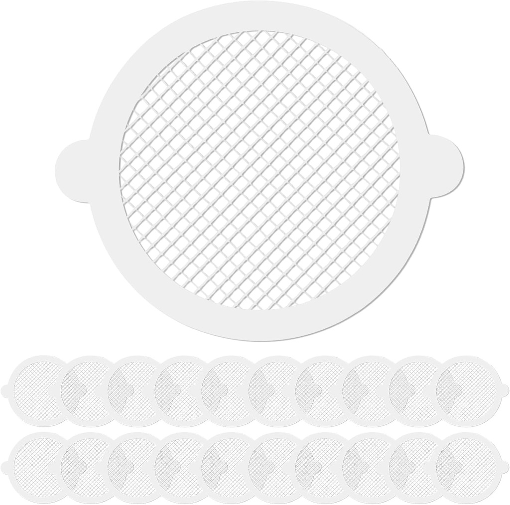 20Pack Shower Drain Cover,Ymapinc Bathroom Drain Sticker Disposable Hair Catcher Mesh Bathtub Strainer for Shower Bathtub and Bathroom Sink Drains to Prevent Clogged Drains