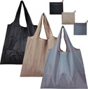 3-Piece Large Foldable Tote Bags, Reusable & Washable, Lightweight & Durable, Great for Grocery, Travel, Outdoor, Eco-Friendly for Shoppers