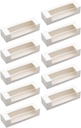 10pcs Window Cake Storage Boxes Dessert Carrier and Packaging for Pastries Sushi and Cake for Parties Weddings and Events