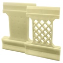 4 in 1 Laminate Flooring Tools, 2Pcs Tapping Block for Laminate Plank and Wood Flooring Installation, Large, (Inclined Slot, Barb Slot U, V Slot, L Slot)