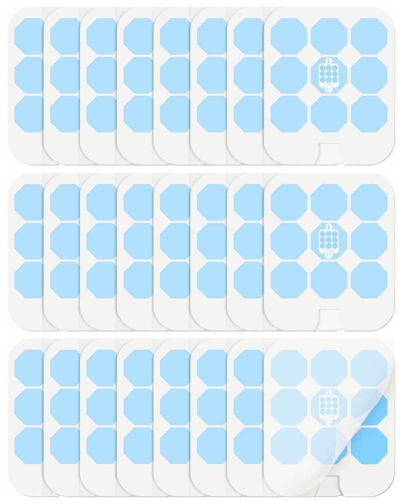 24 Pack Refills Glue Cards for Safer Home, Compatible with SH502, SH503, 23005-06 and DT3005W, DT3005W-DS3 Dot Plug-in Indoor Replacement Sticky Glue Boards