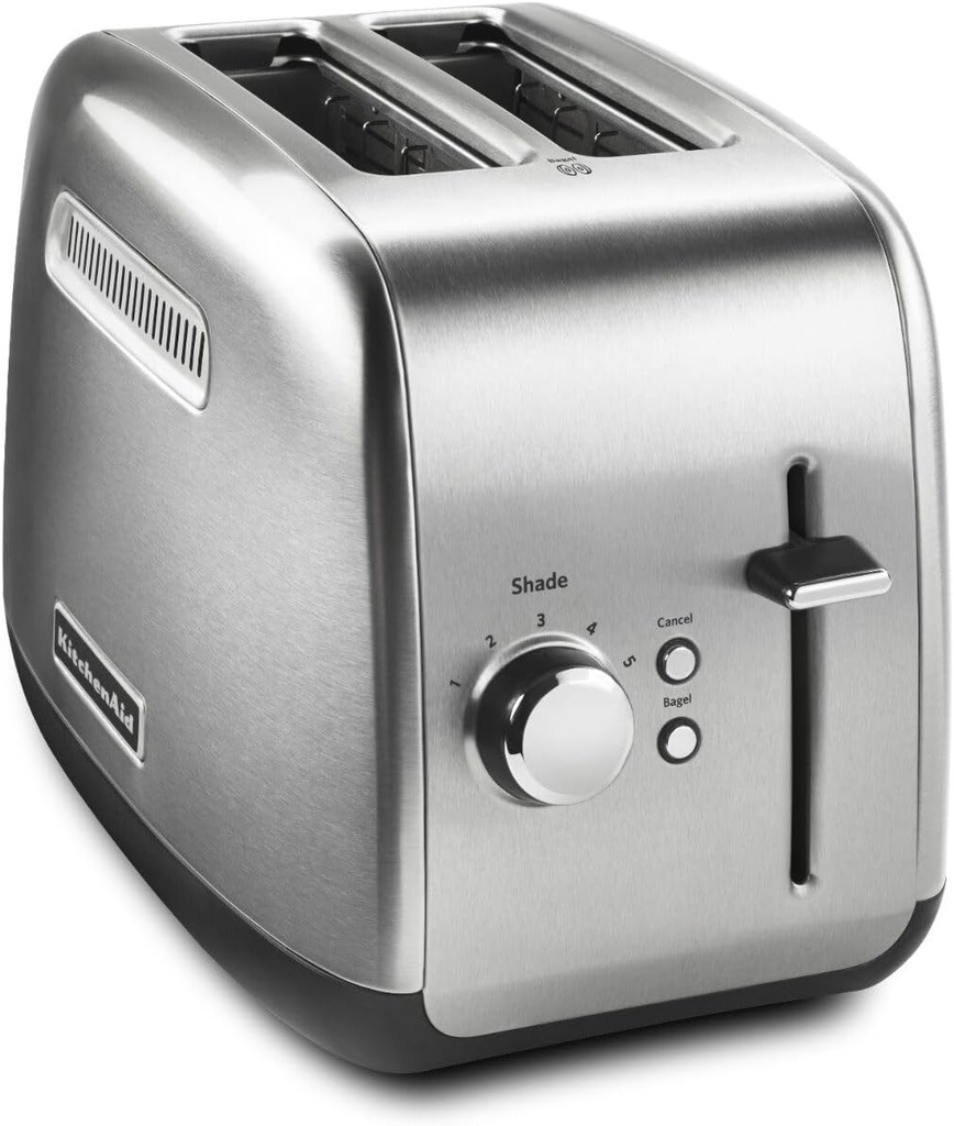 KitchenAid 2 Slice Manual Lift Toaster - KMT2115SX, Stainless Steel
