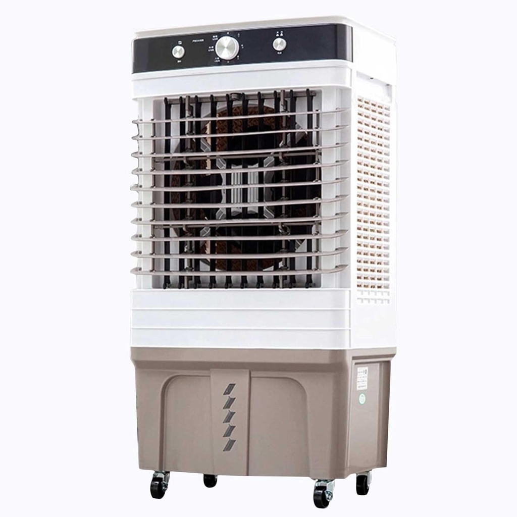 Portable Evaporative Air Cooler with 11 Gal Water Tank, 3 Speed Settings & 120° Oscillation – Ideal Cooling Fan for Home, Office & Garage Use