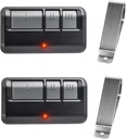 2 for 953EV/EVC 953ESTD Universal Chamberlain LiftMaster Craftsman Garage Door Opener Remote, 3-Year-Warranty