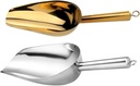 metal scoop,scoops for food， 1 PCS Candy Ice Scraper Buffet Bar Food Measuring Scoop Shovel Flour Dry Goods Shovel Kitchen Shovel Gadget