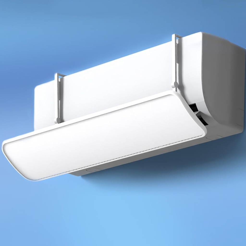 Air Conditioner Deflector Adjustable AC Vent Deflector for Universal Wall Mounted Air Conditioner Vent Diverter for Home, Room, Office(120x20cm/47x8in)