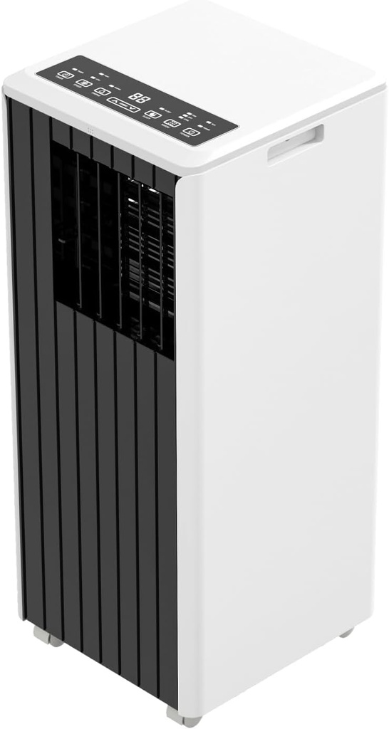 Portable Air Conditioner 8000 BTU with Remote, Cools Up to 350 Sq Ft, 3-in-1 AC Unit with Fan & Dehumidifier, Energy Efficient, LED Panel, Sleep Mode, 24H Timer for Bedroom Office Dorm