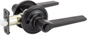 Copper Creek ZL2231BC Zl2231Bc Contemporary Push Button Privacy Zane Non-Handed Lever, Black