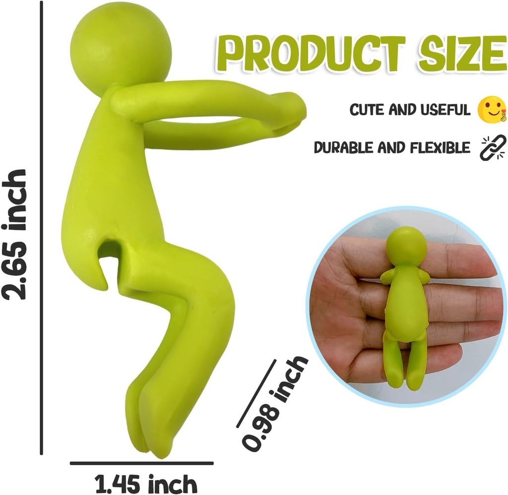 Plant Propagation Buddy – Plant Cutting Holders for Sprouts, Stems & Shoots, Cute & Sturdy Plant Supports for Indoor Gardens & Propagation Stations, for Plant Lovers (4 Colors, 12pcs)