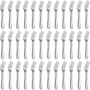 36-Piece Dinner Forks Set, Funnydin 7.1 Inches Stainless Steel Forks Silverware, Durable Table Forks Set, Use for Home, Kitchen and Restaurant - Mirror Polished, Dishwasher Safe