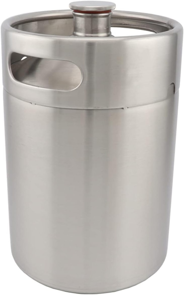 Home Brew Equipment Kegging Tools 2L/5L Mini Keg Beer Barrel Pressurized Growler Stainless Steel Portable Beer Bottle (2l)