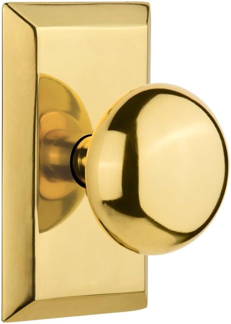 Nostalgic Warehouse Studio Plate & New York Round Door Knob
