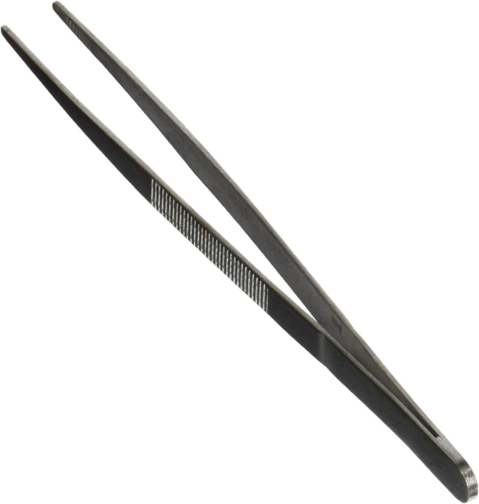 General Tools 403 Blunt Serrated Point Industrial Tweezers