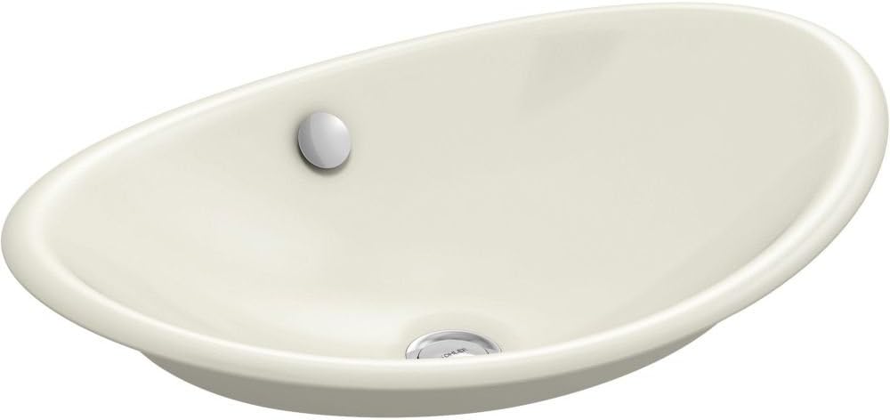Kohler 5403-B-96 Iron Plains® 20-3/4" oval vessel bathroom sink, Biscuit
