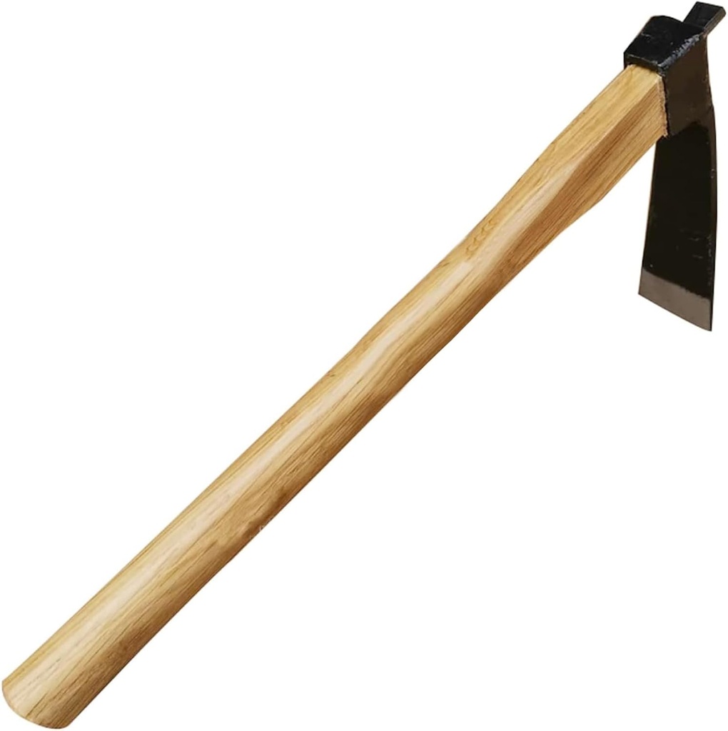 Kana Hoe 217 Japanese Garden Tool - Hand Hoe/Sickle is Perfect for Weeding and Cultivating. The Blade Edge is Very Sharp. (Beige-009)